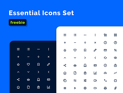 Free icons should be more and more! adobe box brand download essential figma free freebie freebies freelance icon icons iconset invision kit logos pack premium set sketch