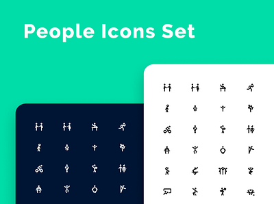 OMG - i uploaded new set! figma figmadesign icondesign iconjar icons people svg
