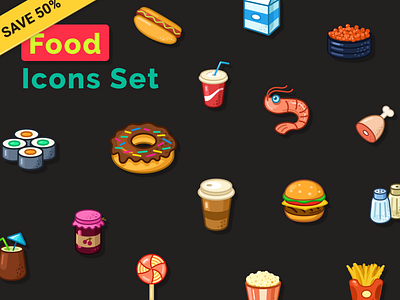 Food icons at a give-away price