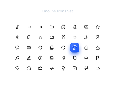 Unoline Icons Set - save 50%