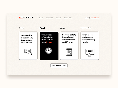 Virtual card service page bank banking business cards exchange finance money payments service ui virtual withdraw