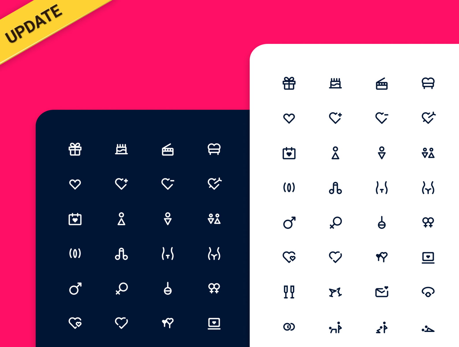 Love And Sex Icons Set Update By Rengised On Dribbble 1498