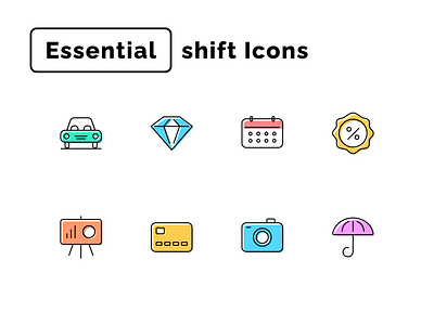 Free Essential Shift Icons