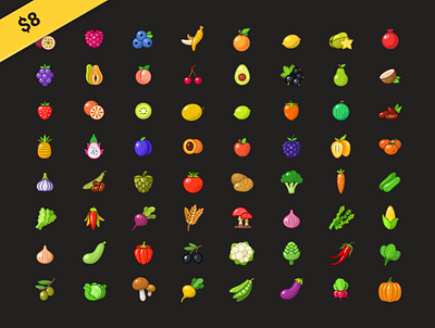 Great sale delivery discount food fresh fruits icondesign iconography icons sale vegetables