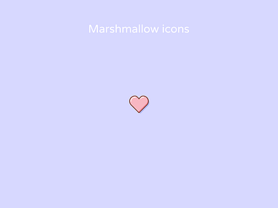 Marshmallow icons