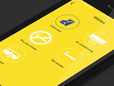 Screen with regards to the application taxi by Rengised on Dribbble