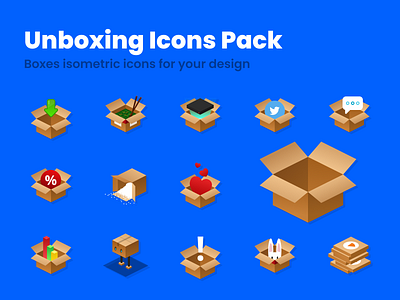 Unboxing Icons Pack