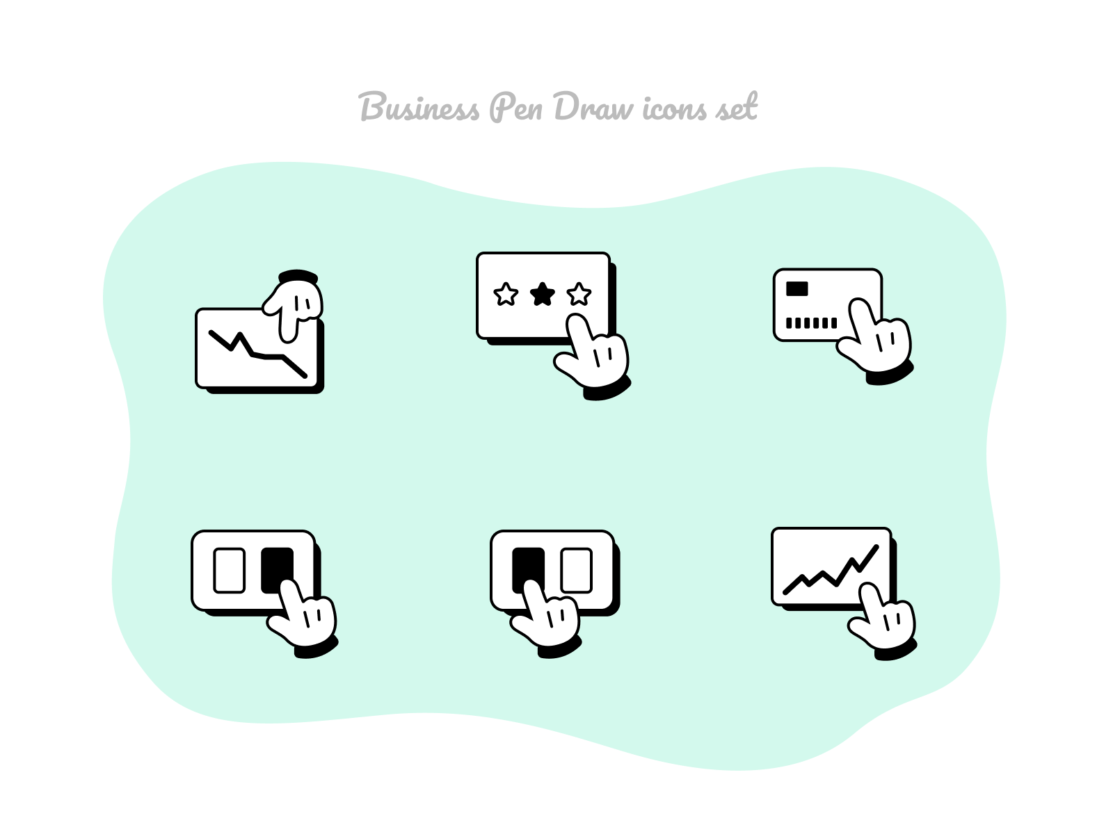 Business Pen Draw icons set #9 business currency finance hands icons icons set item plans presentation rating review stock