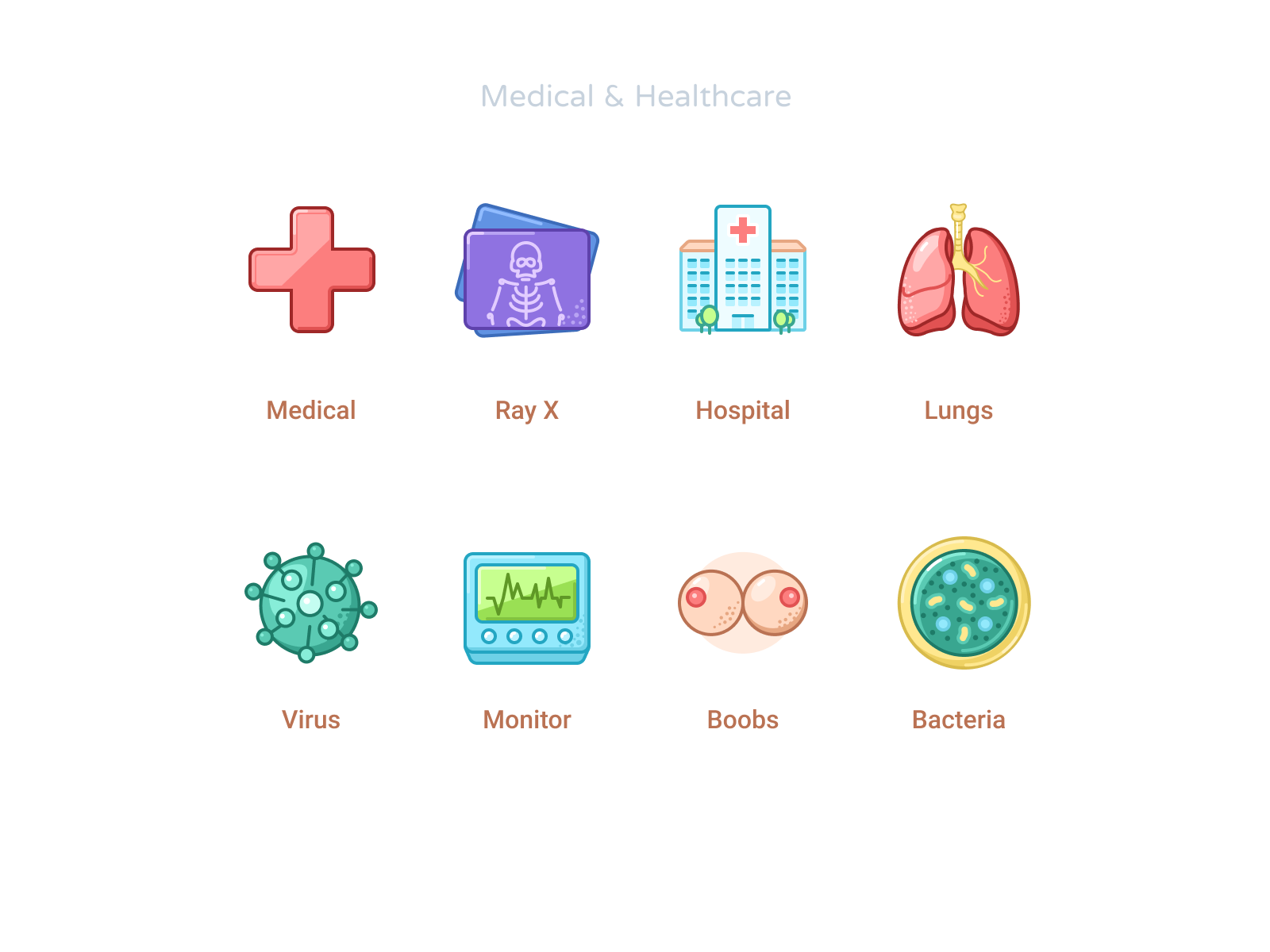 Medical And Healthcare Icons Set By Rengised On Dribbble 5684