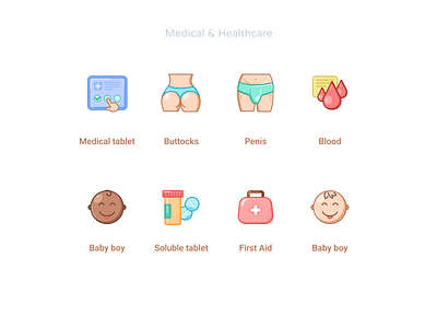 Medical & Healthcare icons set #4