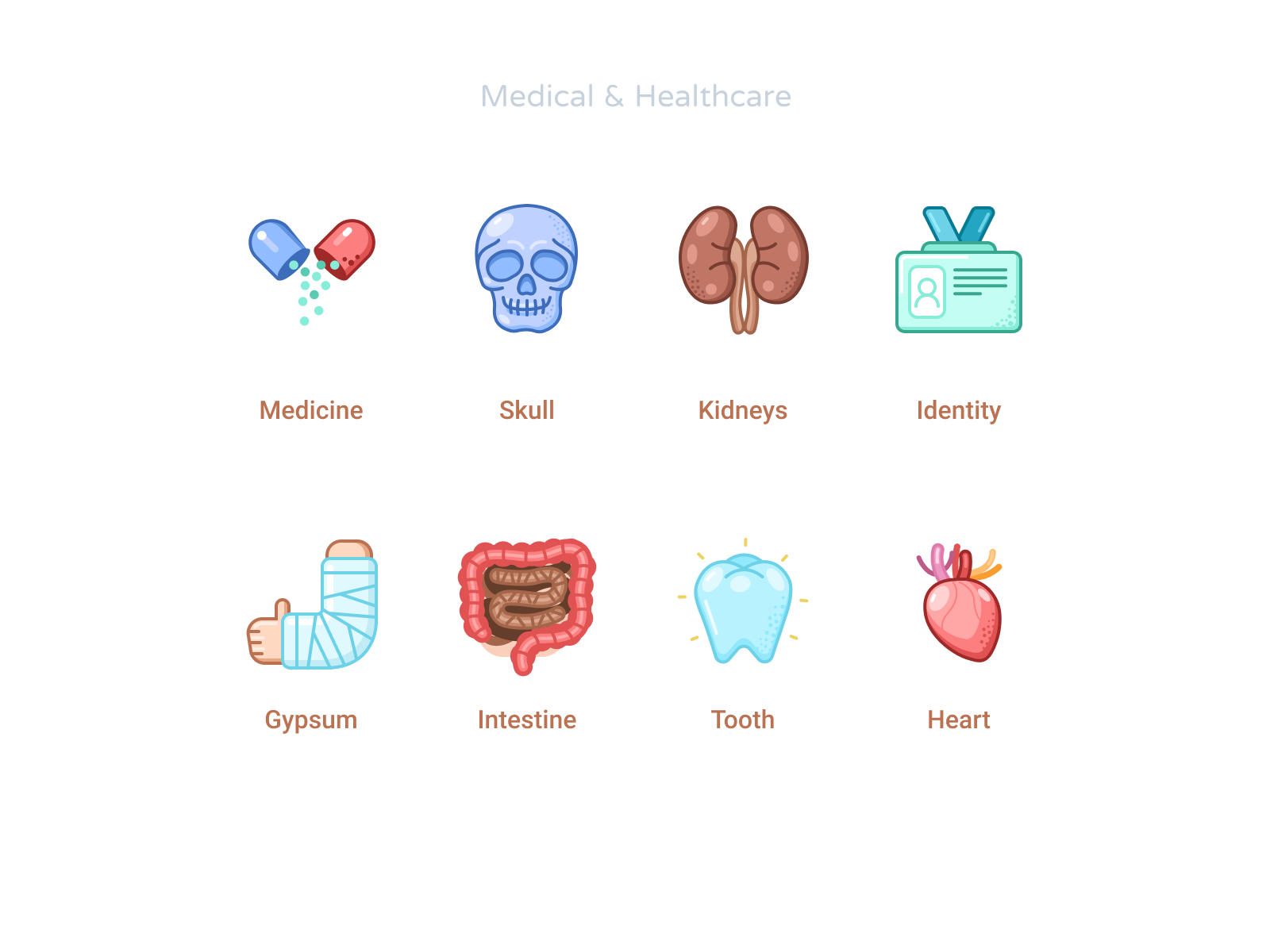 Medical And Healthcare Icons Set 8 By Rengised On Dribbble 1380