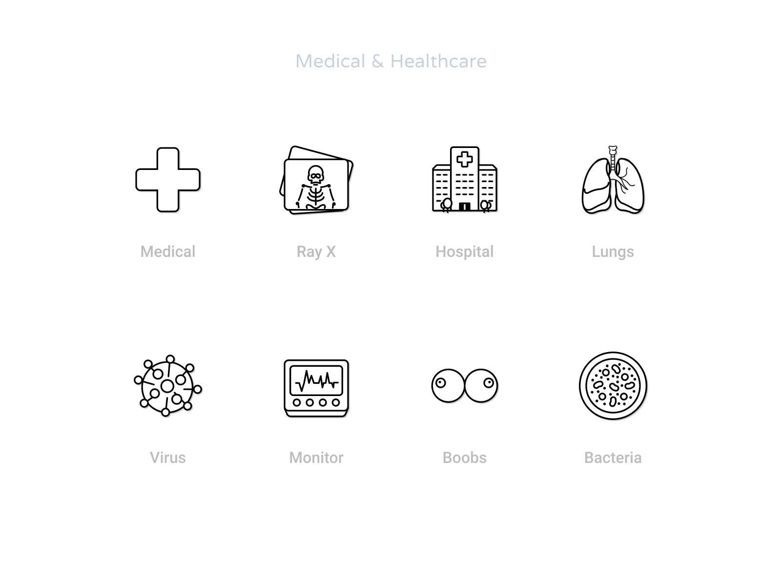 Medical And Healthcare Icons Set By Rengised On Dribbble 4132