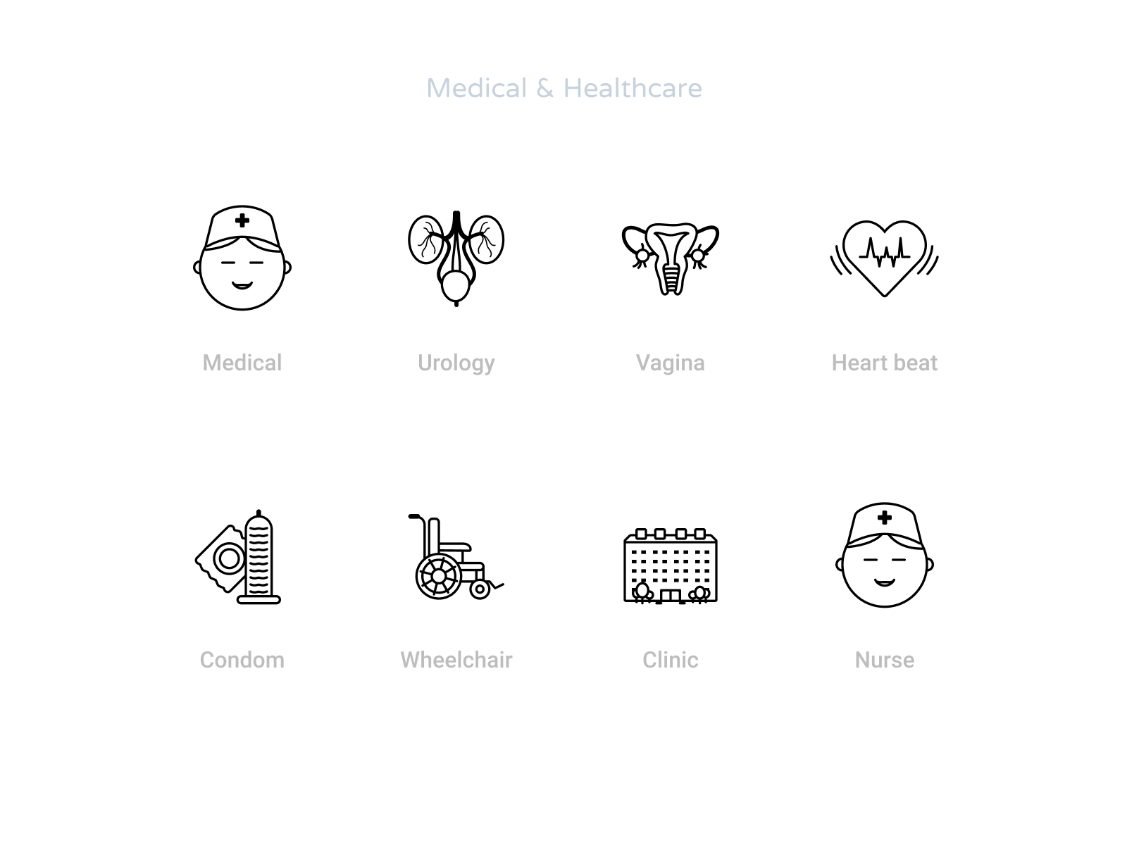 Medical And Healthcare Icons Set By Rengised On Dribbble 4528