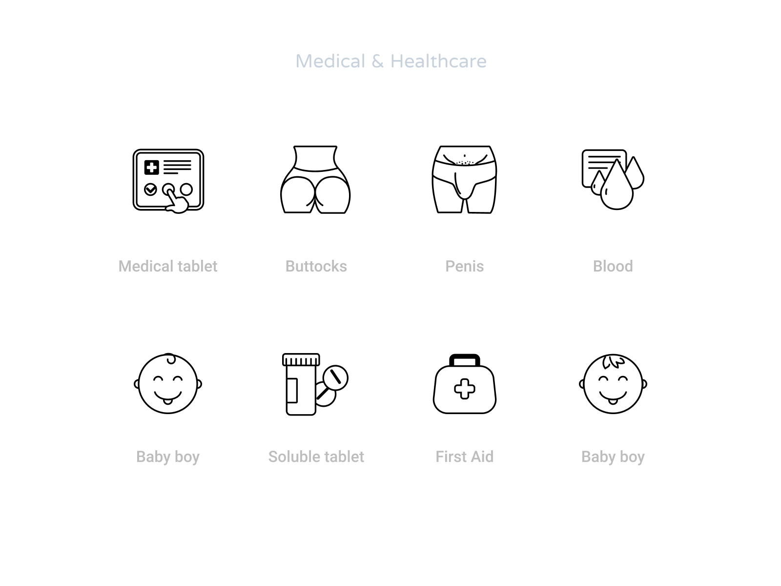 Medical And Healthcare Icons Set By Rengised On Dribbble 2895