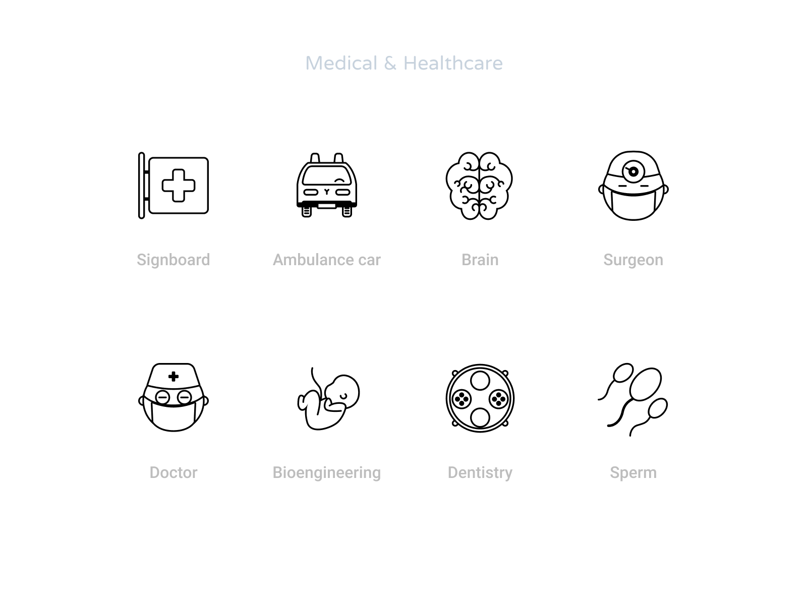 Medical And Healthcare Icons Set By Rengised On Dribbble 4111
