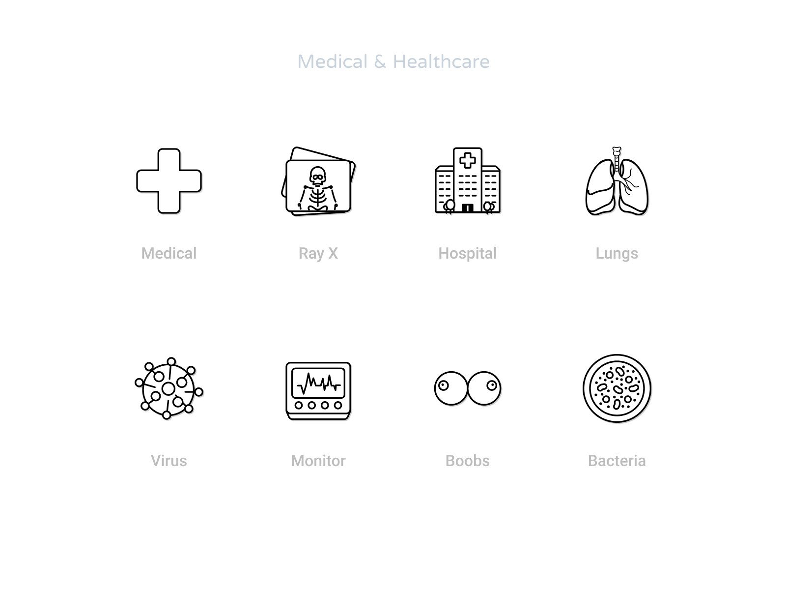 Medical And Healthcare Icons Set By Rengised On Dribbble 8983