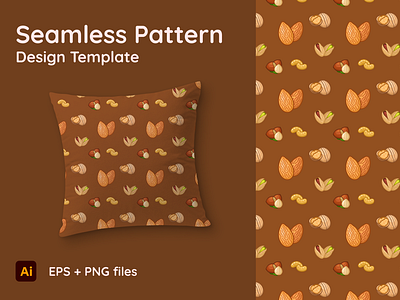 Nut madness - Seamless Pattern