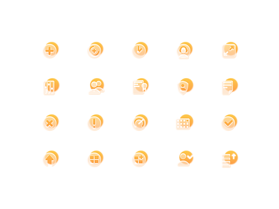 I love this process collection effect glass gold how icon icons library made morphism pack process project set style symbol uidesign