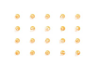 I love this process collection effect glass gold how icon icons library made morphism pack process project set style symbol uidesign