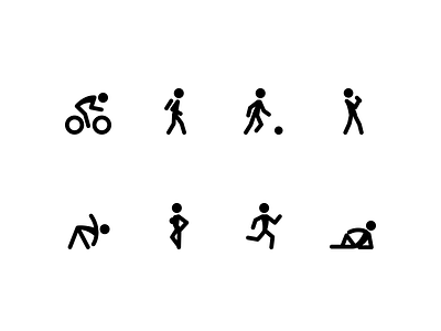 New people icons set by Rengised on Dribbble