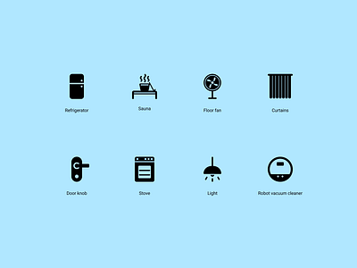 Smart home icons set #4 smart