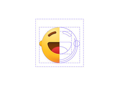 How it made emoji faces figma figmadesign gradient icons laught smiles vector
