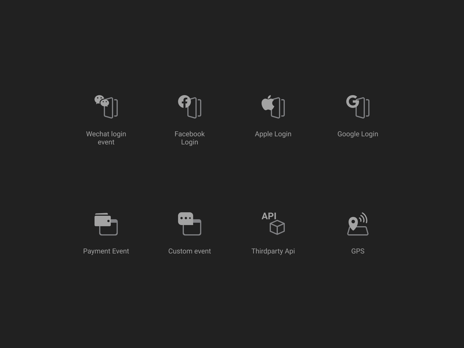 Software icons sketch api authorization event figma icons iptions login outline socialicons soft software tools twotine ui uidesign