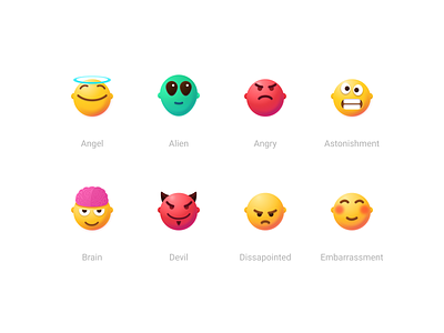 Faces, Smiles, Emojis #2