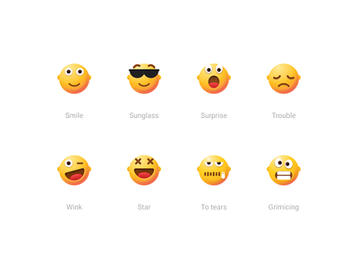 Faces, Smiles, Emojis #4