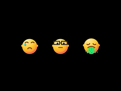 My new emojis emojis emotion faces icondesign iconfigma iconpack iconset iconskethc smiles uidesign