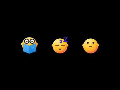 My new emojis 3demojis 3dicons cute emojis faces figma fun happy head icondesign iconpack icons iconset skeuomorphism smiles uidesign