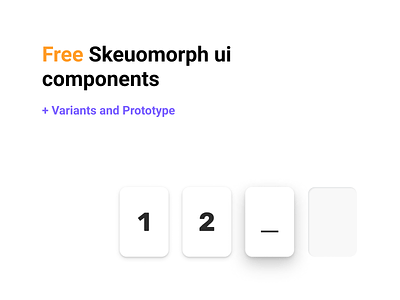 Update components checkbox code components elements figma free freebie radiobutton skeuomorph switcher tab ui variants