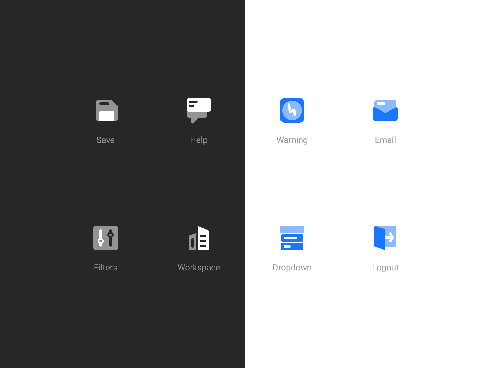 Two tone - icons design process by Rengised on Dribbble