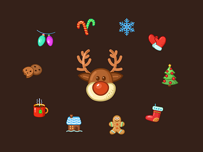 Free Christmas Icons Set