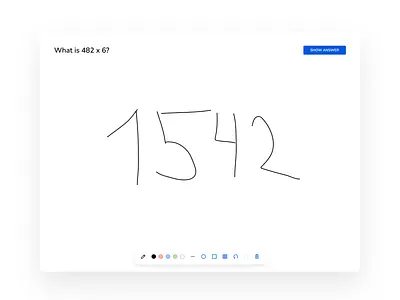 Whiteboard Mode (Pen Tools) answer education figma lecture lesson mode online pen question school tool tools ui white
