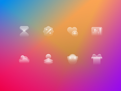 Glassy Icons Pack #8