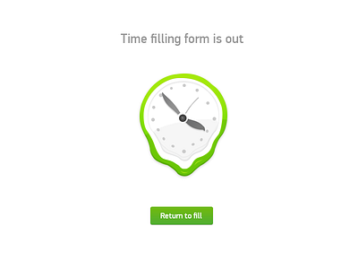 Time Is Out clock dali end error fill form icon notice out splash time ui