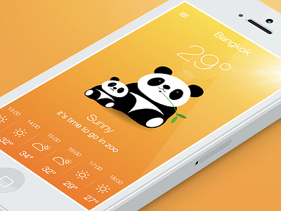 it's time to be advice app bangkok goto panda sun sunshine time weather zoo