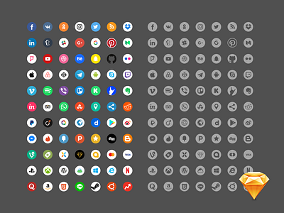 Free Social Icons (Update)