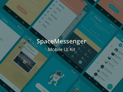 SpaceMessenger Mobile UI Kit