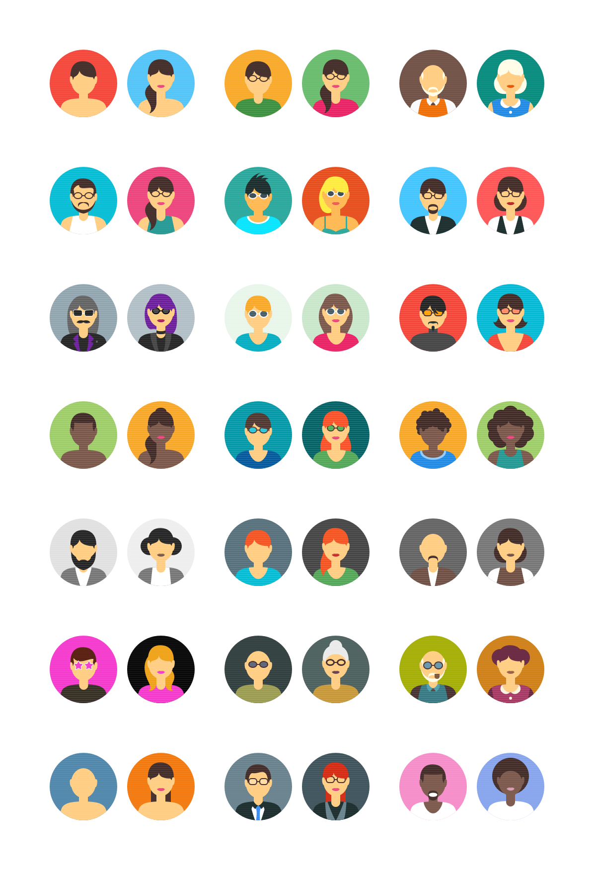 Avatar v3. Family avatars. Mobs avatar icons.