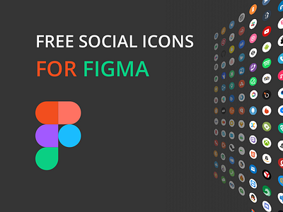 Free social Icons for Figma adobe brands figma free freebie icons logo project sketch social sourse svg