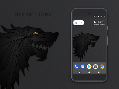 GOT - House Stark free game got house mobile stark thrones vector wallpaper wolf