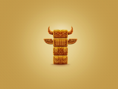 Totem game icon maya mezzo shaman totem tothem tree tribe yellow