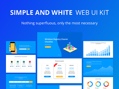 Simple And White Ui Kit