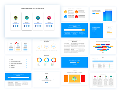 Simple And White Ui Kit blog bootstrap component frame kit landing page sample sketch ui web