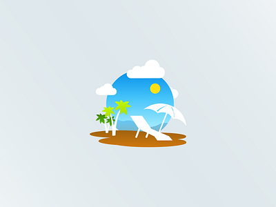 Beach travel app beach city figma hotel icon icons illustration kit resort sand sea set sketch sky sun travel ui vector