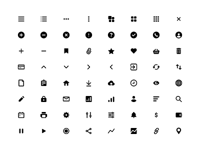 Free Icons Set (Figma) by Rengised on Dribbble