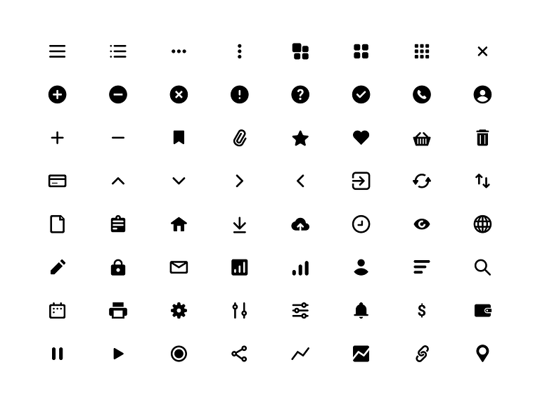 Free Icons Set (Figma) by Rengised on Dribbble