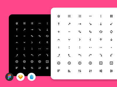 Navigation Icons Set arrow cursor demo design figma filter free iconjar icons line live navigation outline pack set setup simple sketch